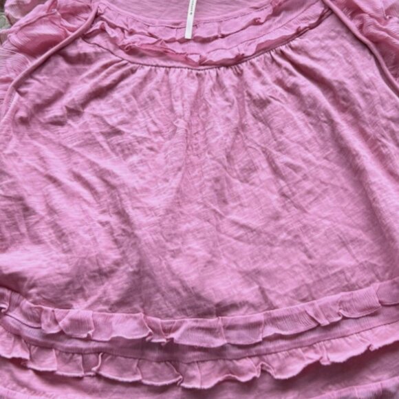 Brand New by Anthropologie Ruffled Flutter-Sleeve Top - Picture 6 of 8